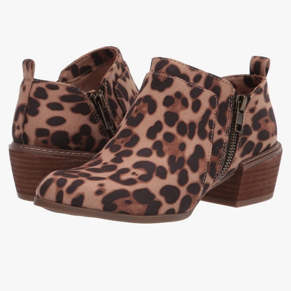 SOUL Naturalizer Shoes - Soul Naturalizer "Dame" Leopard Bootie Size 9